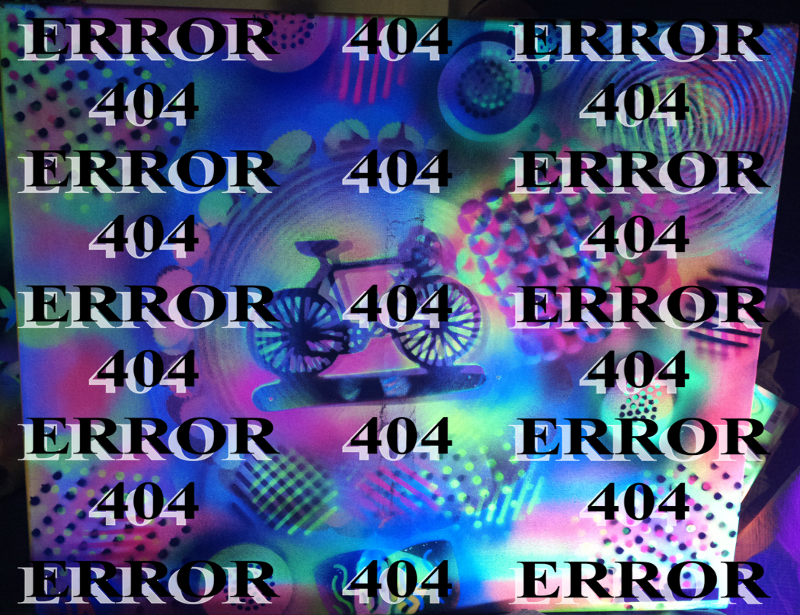 ERROR404 Sprayed bike UV.